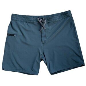 PrAna Fenton Boardshorts Size 40 with 7" inseam Blue-Gray